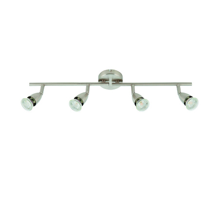 Lampa sufitowa Amalfi 4lt bar satin nickel 35W (60995) - Saxby