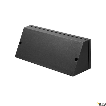 PEMA, lampa ścienna outdoor, TC-(D,H,T,Q)SE, IP44, prostokątna, czarna, maks. 15W (230030) - SLV