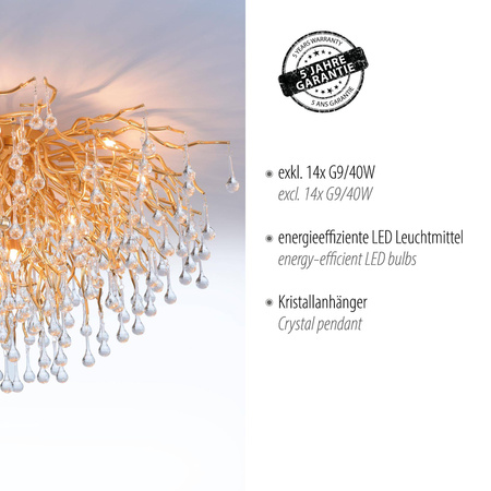 Lampa sufitowa ICICLE 100 cm (8092-11) - Paul Neuhaus