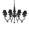 Żyrandol BLANCHE SP8 czarna (111896 ) - Ideal Lux