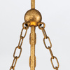 Lampa wisząca Sawgrass - 3 źródła światła - Płatkowe złoto (QN-SAWGRASS-2P-DG-O) - Quintiesse
