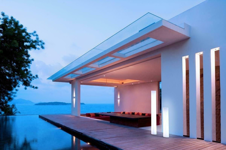 NEW GARDEN lampa ogrodowa FITY 100 CABLE biała (LUMFT100OFNW) - New Garden