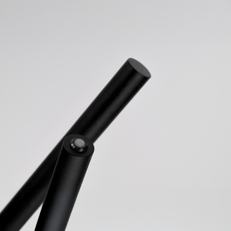 Czarna lampa stołowa z wyłącznikiem dotykowym TROST TABLE BK (AZ6801) Azzardo