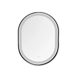 LUSTRO LED 70/50 CM CZARNE/BLACK (D2383) - Zuma Line