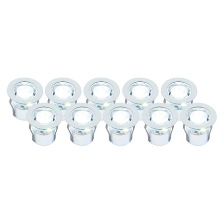 Lampa wpuszczana Ikon round 30mm kit IP67 0.45W (13889) - Saxby