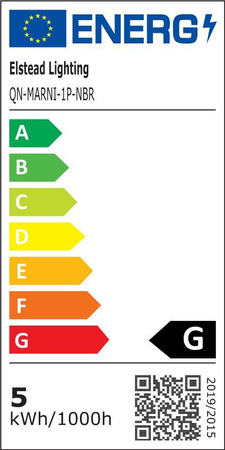 Mała lampa wisząca LED Marni - Naturalny mosiądz (QN-MARNI-1P-NBR) - Quintiesse