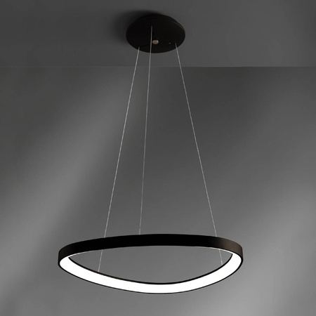 Lampa Wisząca LIFERING Kol. Czarny, Ø 81 cm (0083.31.NE) - Vivida