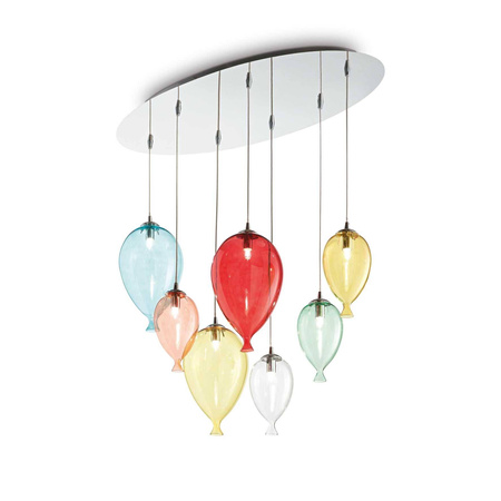 Lampa wisząca CLOWN SP7 kolor (100937) Ideal Lux - żyrandol