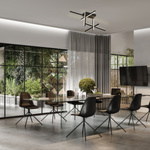CEILING LIGHT 46W 3000K ALUMINIUM BLACK (22027 Zambelis) - Zambelis