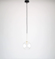 Lampa wisząca NILOS BLACK / GOLD 1 (5941) - TK Lighting