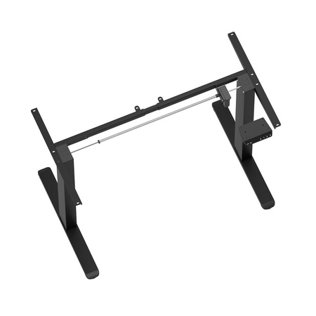 Elektrycznie regulowany stelaż do biurka z ładowarką USB Control Flex+ Czarny (LV0739) - LVN SYSTEM