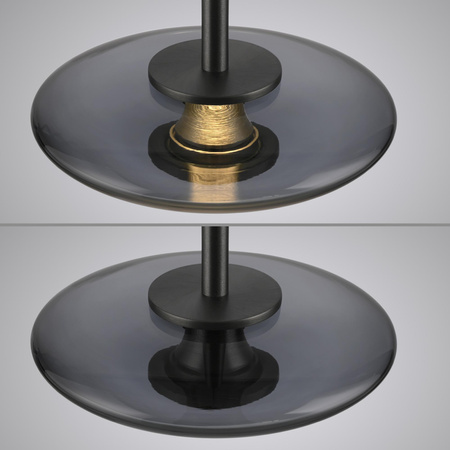 Ściemnialna lampa nad stół z płynną regulacją wysokości PURE VITRUM SZARY (2083-15) - Paul Neuhaus