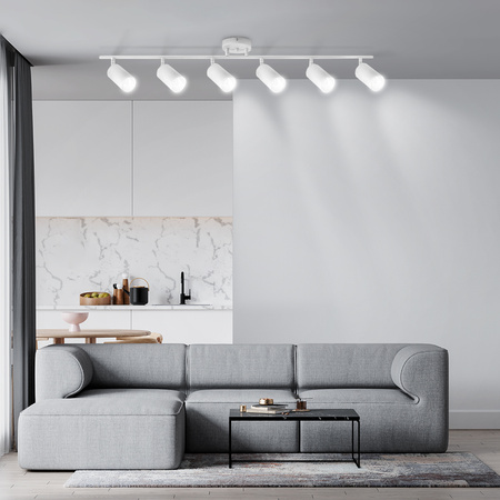 LAMPA SPOT 6xGU10 BIAŁA VOLO - Syntron