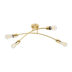 Lampa sufitowa HELIX złota 4 PŁ (4688) - TK Lighting
