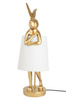 KARE lampa stołowa RABBIT 88 cm biała / złota (52523) - Kare Design