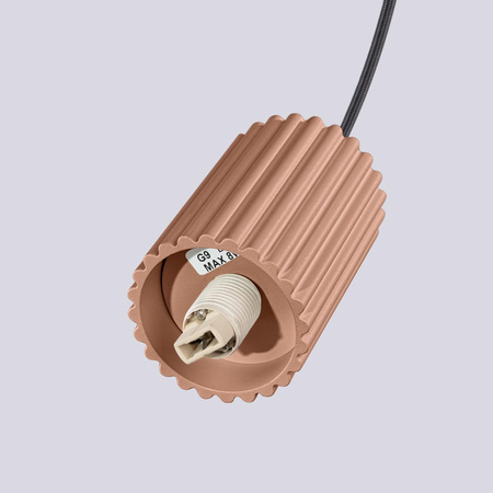 Lampa wisząca HALO 3P mocca (SL.1735) - Sollux Lighting