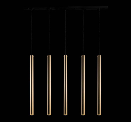 AKADI LAMPA WISZĄCA 5 PŁ. (black/gold) (8887) - Amplex