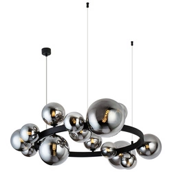 Stelaż okrągły do lampy BUBBLES LAMPBODY ROUND 15 Czarny (AZ5875) - Azzardo