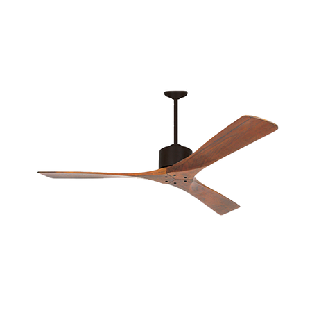 Wentylator sufitowy czarny z wiatrakami w kolorze wiśni (19143-B Zambelis)