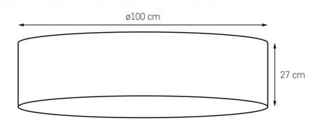 Plafon SPACE XL (30654901) KASPA