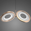 Ledowa lampa wisząca  Seppia No.4 Altavola Design  (LA115/P_98_3k_black_gold) - ALTAVOLA DESIGN