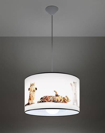 Lampa wisząca do pokoju dziecka wzór KOTY 40 (SL.1421) - Sollux Lighting
