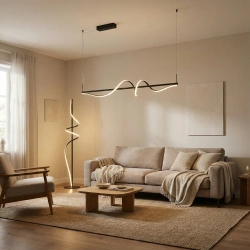 Nowoczesna lampa wisząca VIRGO PENDANT 150 3-STEP DIMM BK (AZ7152) Azzardo