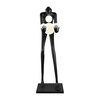 Designerska czarna lampa podłogowa WOMAN-2 BLACK 190 cm (DN433-F black) - Step into Design