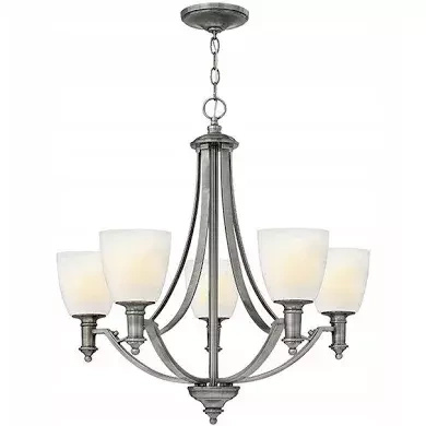 Lampa wisząca TRUMAN kol. ANTYCZNY NIKIEL (HK/TRUMAN5) - Hinkley - Elstead Lighting - żyrandol