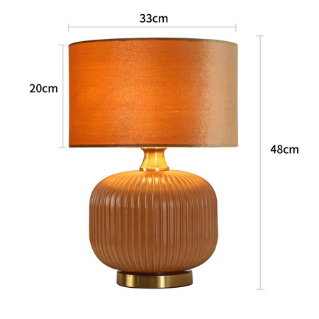 Lampa stołowa Tamiza mała 1xE27 złota  (LP-1515/1T small gold) - Light Prestige