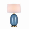 Lampa stołowa AMUR niebieska (LP-919/1T blue) - Light Prestige