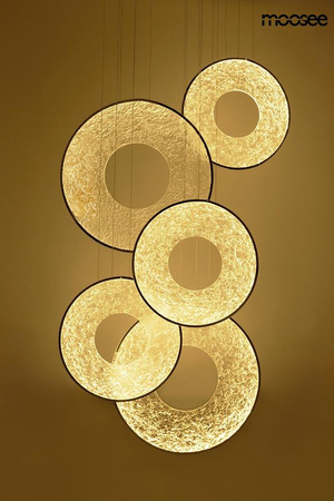 Kaskadowa lampa wisząca STARDUST złota (MSE1501100587) - Moosee