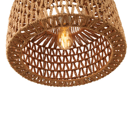 MAXLIGHT P0587 LAMPA WISZĄCA Z PLECIONEGO PAPIERU RAFFLE