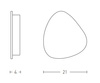 SCONCE 2XG9 LED WHITE (17023-W Zambelis) - Zambelis