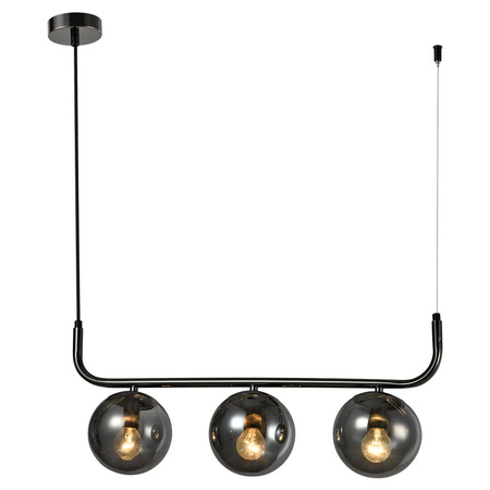 Lampa wisząca Alisa 3 smoked (LP-005/3L BK) - Light Prestige