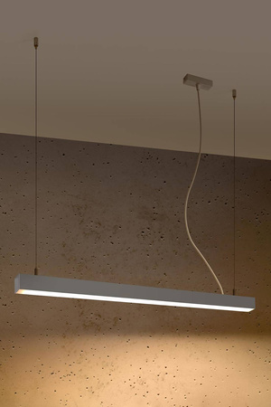 Lampa wisząca PINNE 90 szara 3000K (TH.049) - Thoro Lighting