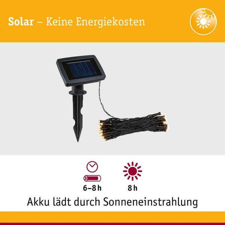 Lampa solarna z girlandą i czujnikiem Aurinka 60er  (PL94877) - PAULMANN