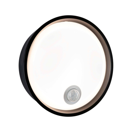 Plafoniera PLATOMO LED 14.5W 1200lm DIM + zmierzchu 180mm okrągła IP44 3000K 230V czarny / tworzywo sztuczne (PL94698) - PAULMANN
