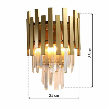 Kinkiet ASPEN GOLD 2xE14 (ML5998) - Milagro