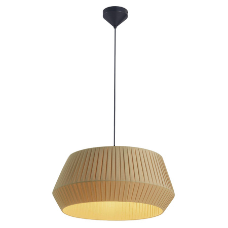 Lampa wisząca z bawełnianym abażurem DICTE Nordlux E27 60W Tekstylia Beżowy