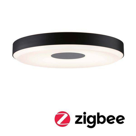 Puric Pane opr sufit LED 16W ściem 400mm czarny/szary 230V twszt/met (PL79778) - PAULMANN