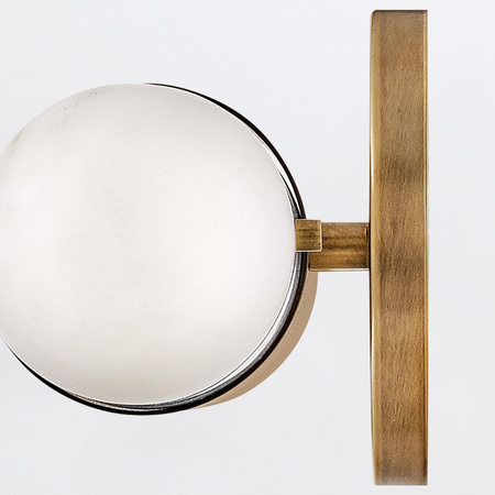 Średni kinkiet LED Ibiza - Klasyczny mosiądz (QN-IBIZA-M-HB) - Quintiesse