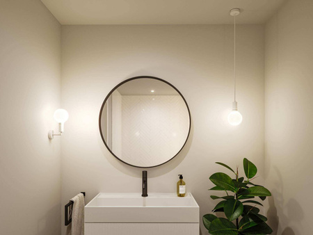 Lampa sufitowa RAVI E27 max.60W IP44 230V biały matowy / metal (PL71135) - PAULMANN