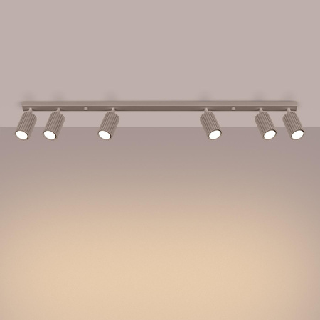 Plafon KARBON 6L taupe (SL.1766) - Sollux Lighting