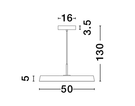 Lampa wisząca wewnętrzna CORUNA (LE44430) - Luces Exclusivas
