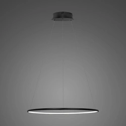 Lampa wisząca Ledowe Okręgi No.1 40cm3k 21W czarna (LA073/P_40_in_3k_21W_black) - ALTAVOLA DESIGN