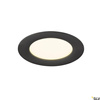DOWNLIGHT V 100 czarna, osłona płaska czarna (1007477) - SLV