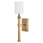Kinkiet Moore - 1 źródło światła - Klasyczny mosiądz (HK-MOORE-WB1-HB) - Elstead Lighting