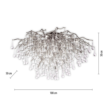 Lampa sufitowa ICICLE 100 cm (8092-55) - Paul Neuhaus