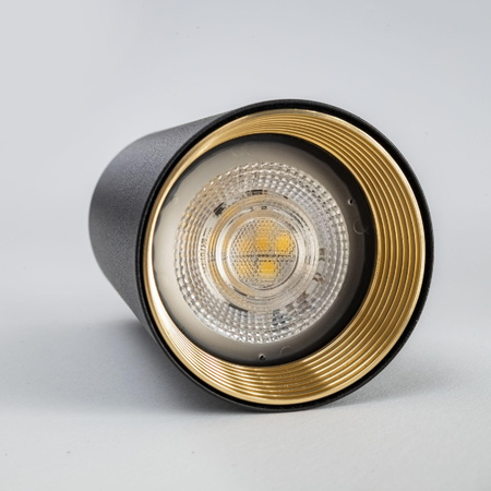 Lampa przysufitowa w kształcie tuby AMIS BLACK DOWNLIGHT (10718) - TK Lighting